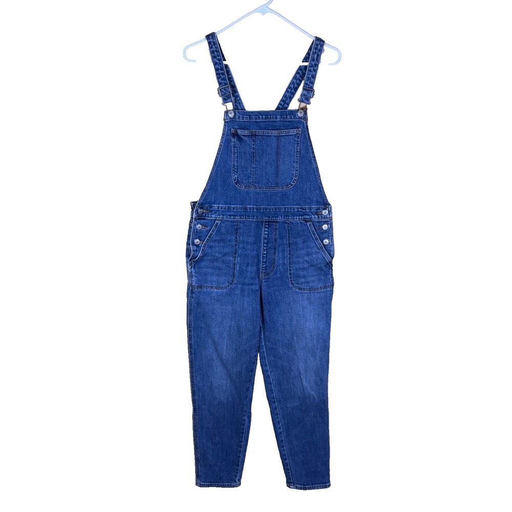 Old Navy Overalls Womens Small Adjustable Strap Denim Blue Jean Jumpsuit